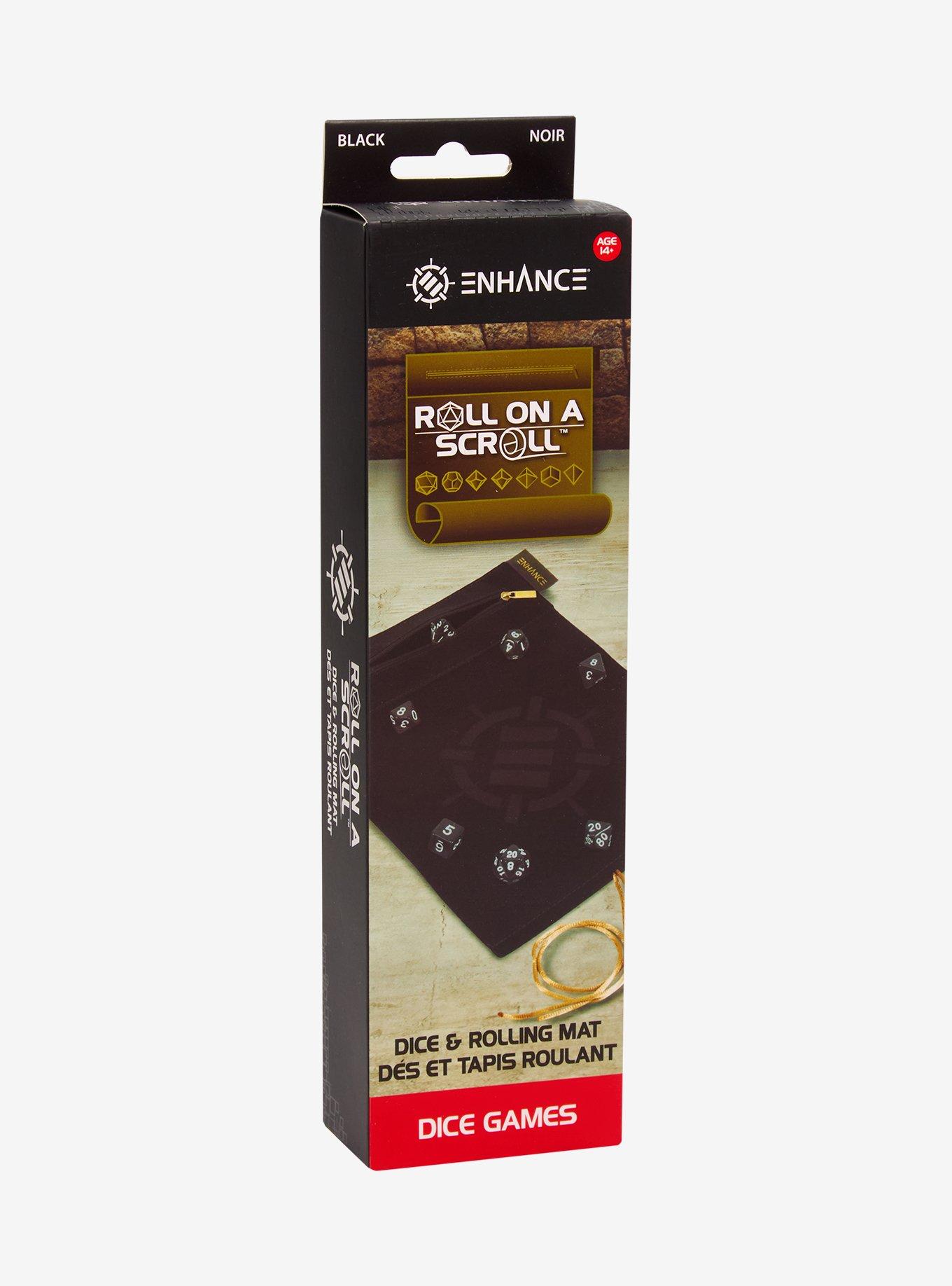 Enhance Roll On A Scroll Dice & Rolling Mat Set, , alternate