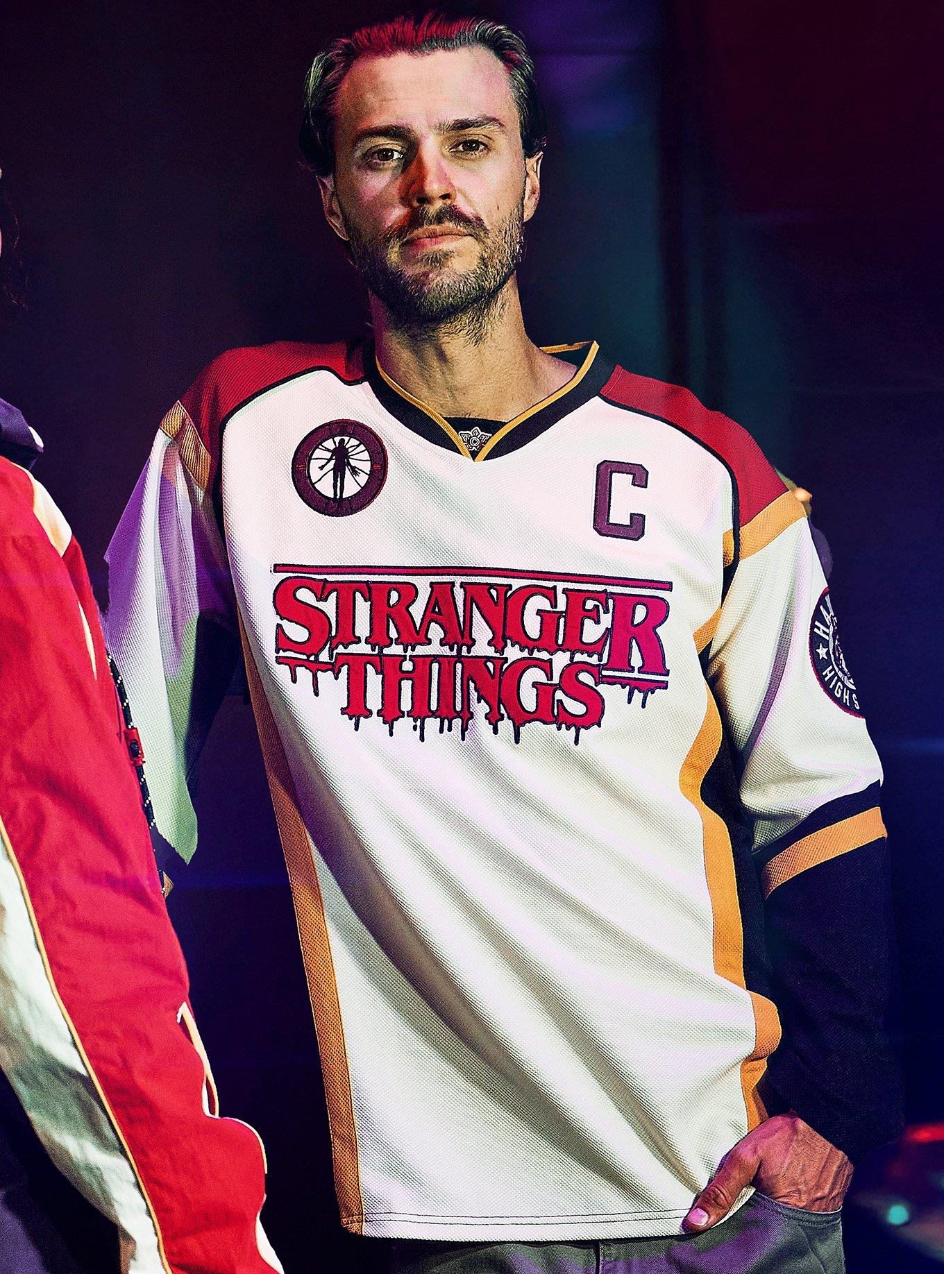 Stranger Things Logo Hockey Jersey - BoxLunch Exclusive, , hi-res