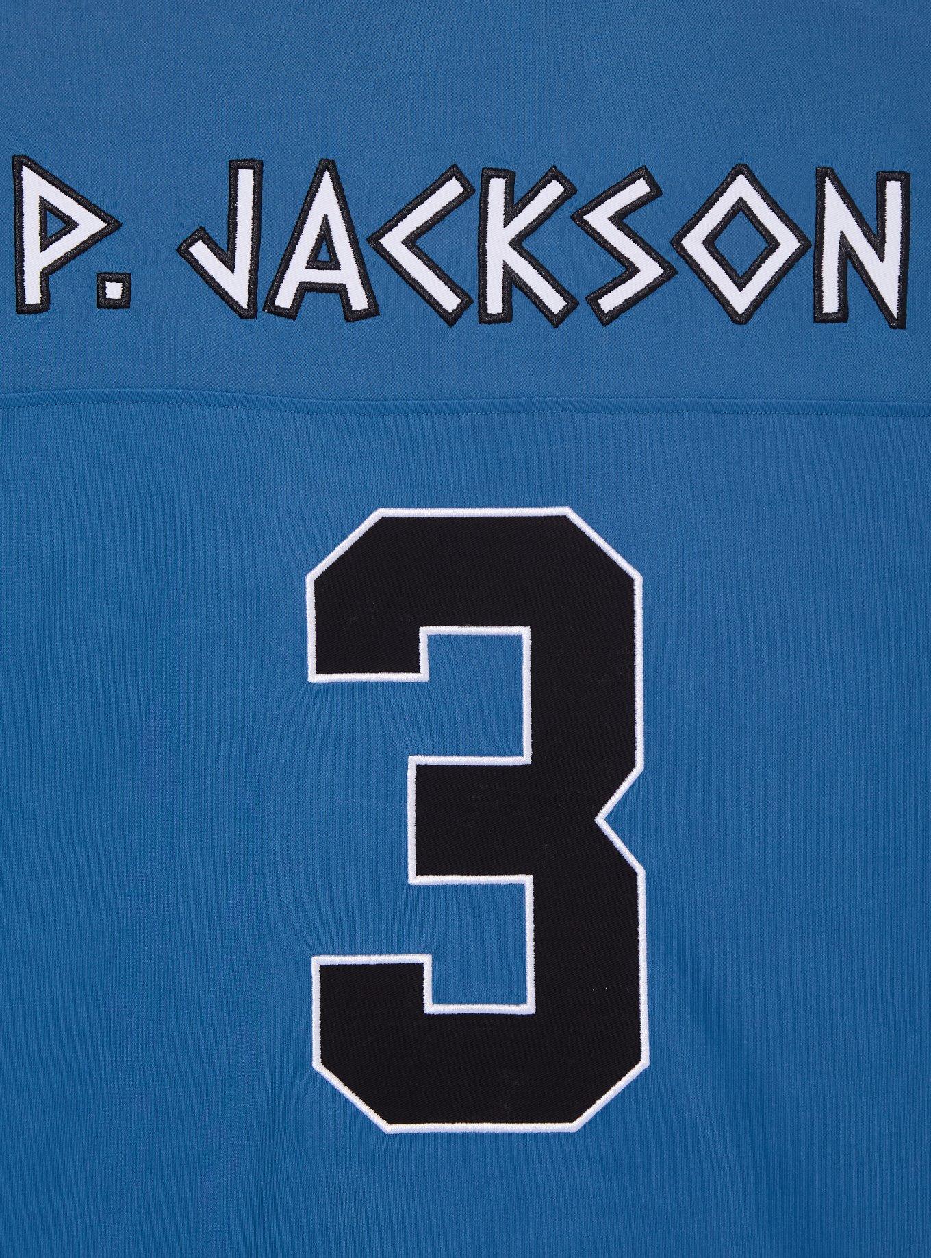 Percy Jackson and The Olympians Poseidon Cabin Football Jersey - BoxLunch Exclusive, BLUE, alternate