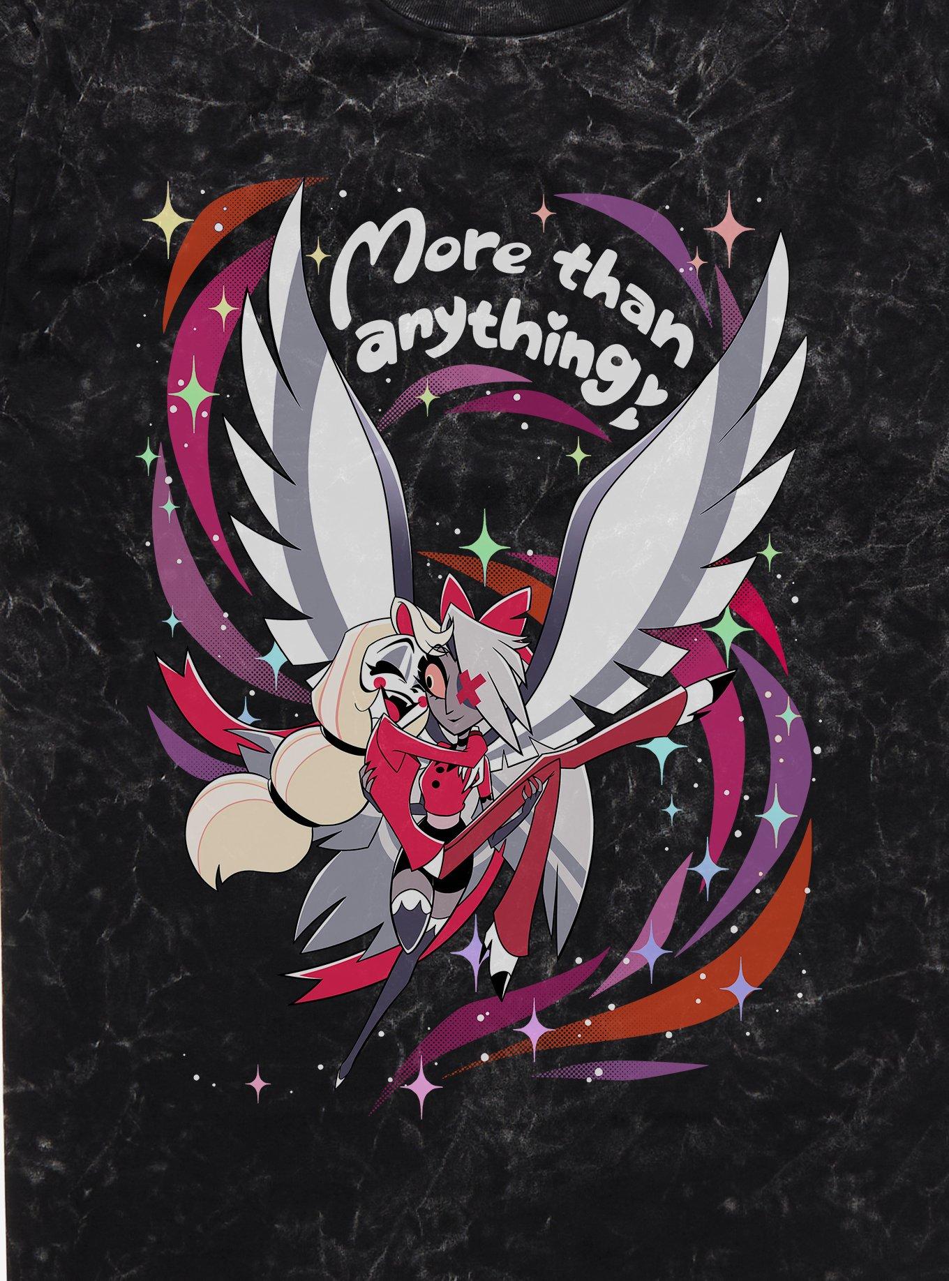 Hazbin Hotel Love More Than Anything Mineral Wash T-Shirt, , hi-res