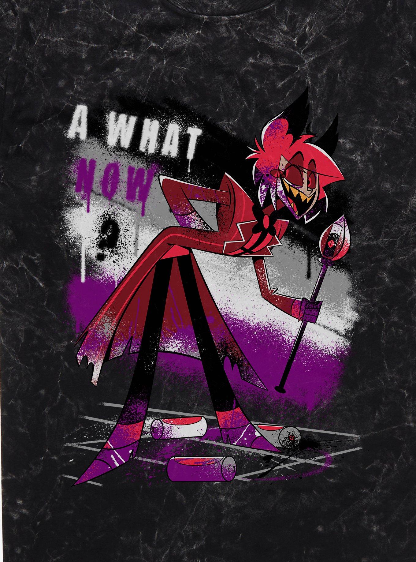 Hazbin Hotel Alastor What Now Mineral Wash T-Shirt, , hi-res