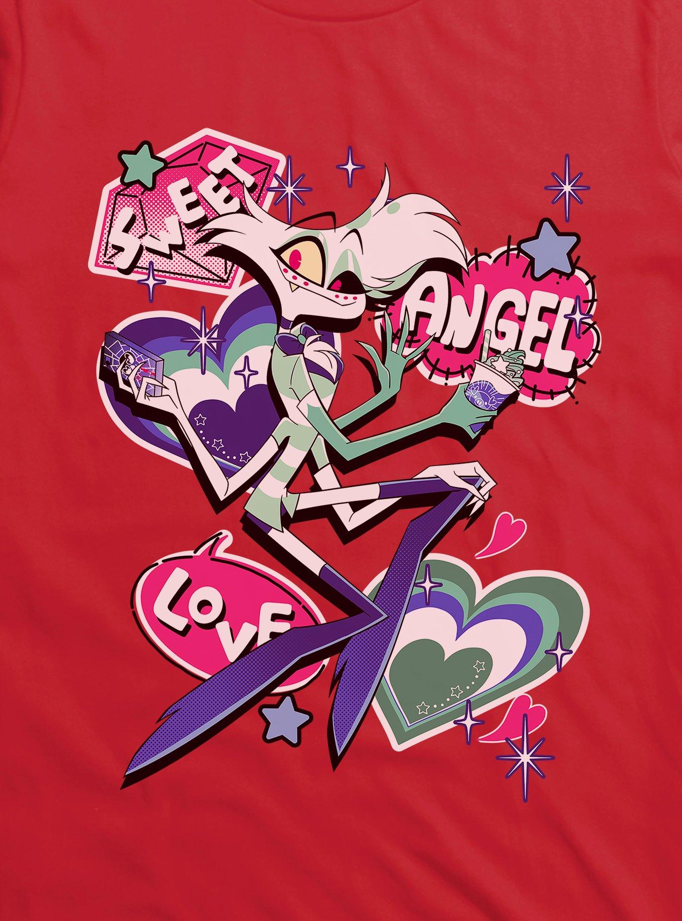 Hazbin Hotel Sweet Angel Love Angel Dust T-Shirt, , hi-res