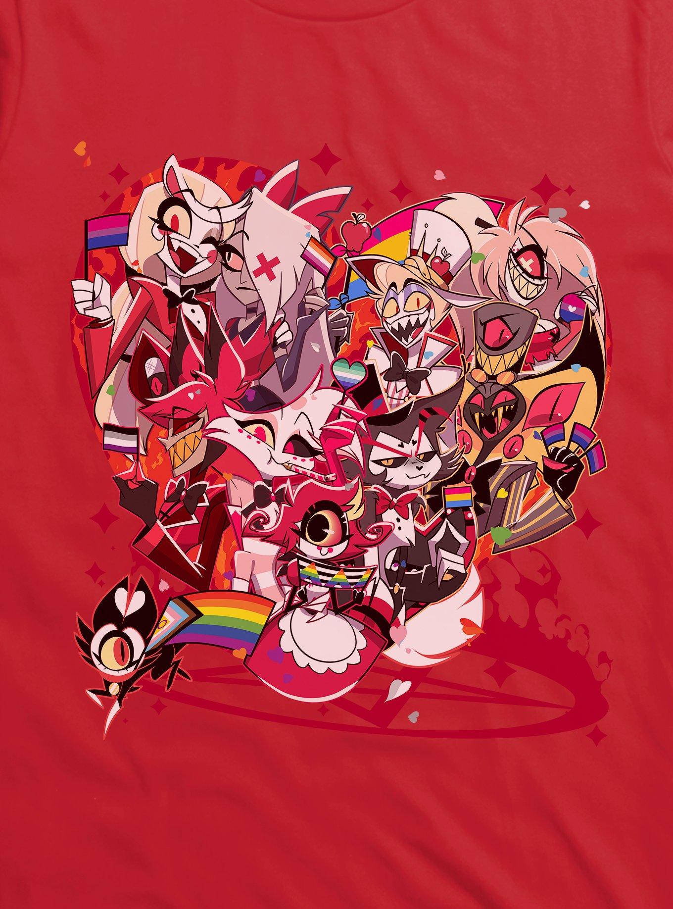 Hazbin Hotel Pride Heart T-Shirt, , hi-res