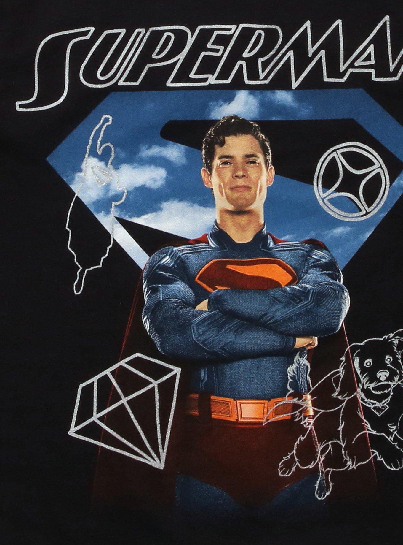 DC Comics Superman Art Portrait Girls T-Shirt, , hi-res