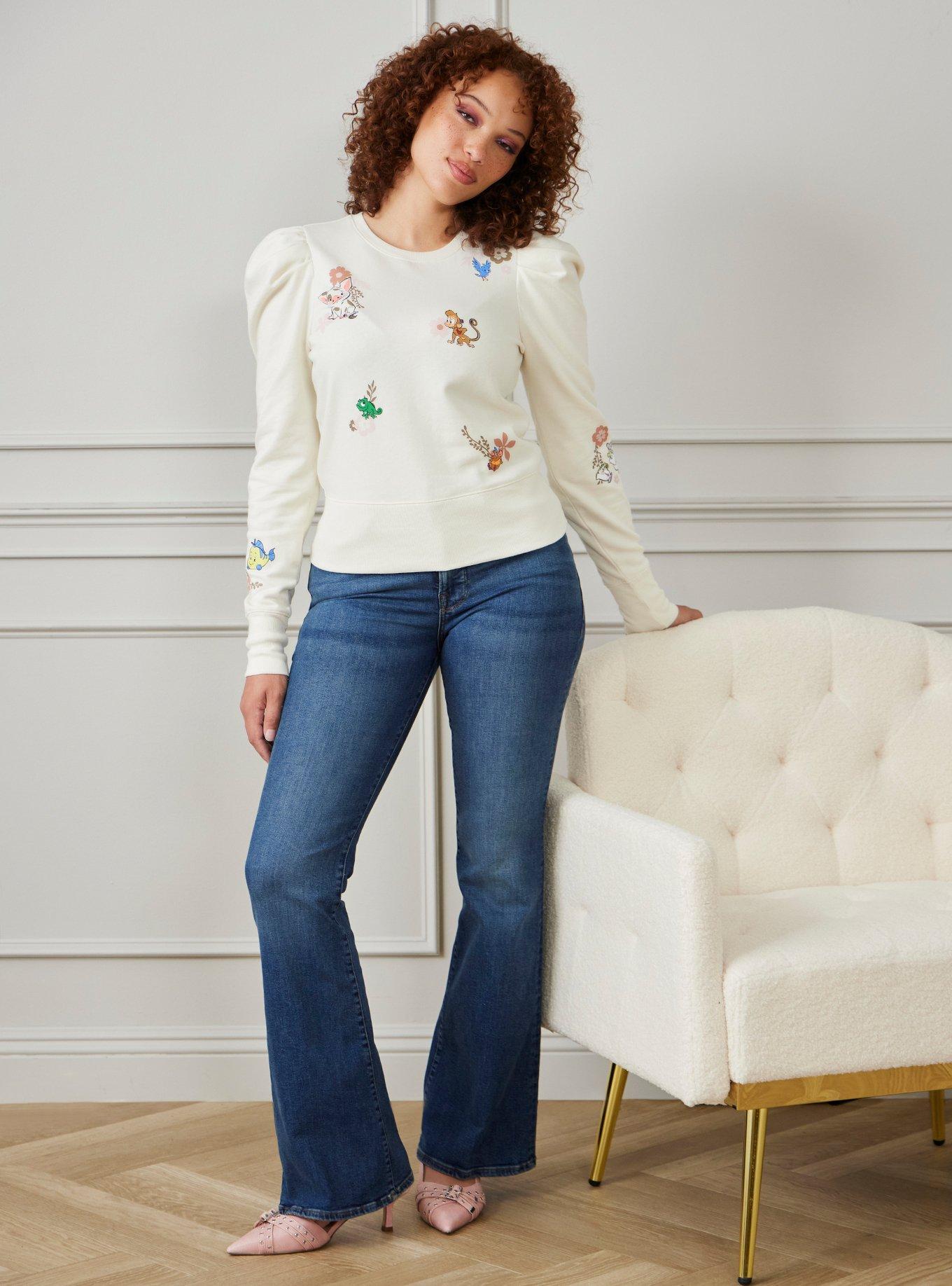 Her Universe Disney Princess Sidekicks Puff Sleeve Sweater Her Universe Exclusive, , hi-res