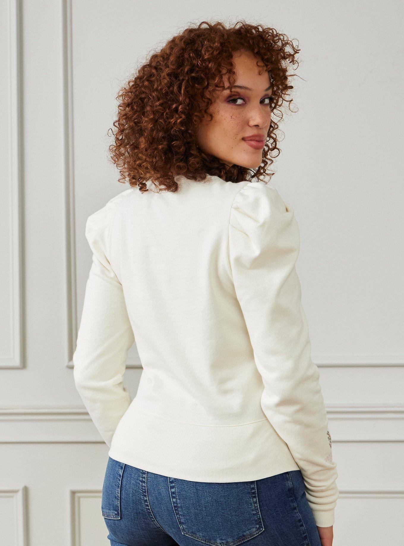 Her Universe Disney Princess Sidekicks Puff Sleeve Sweater Her Universe Exclusive, , alternate