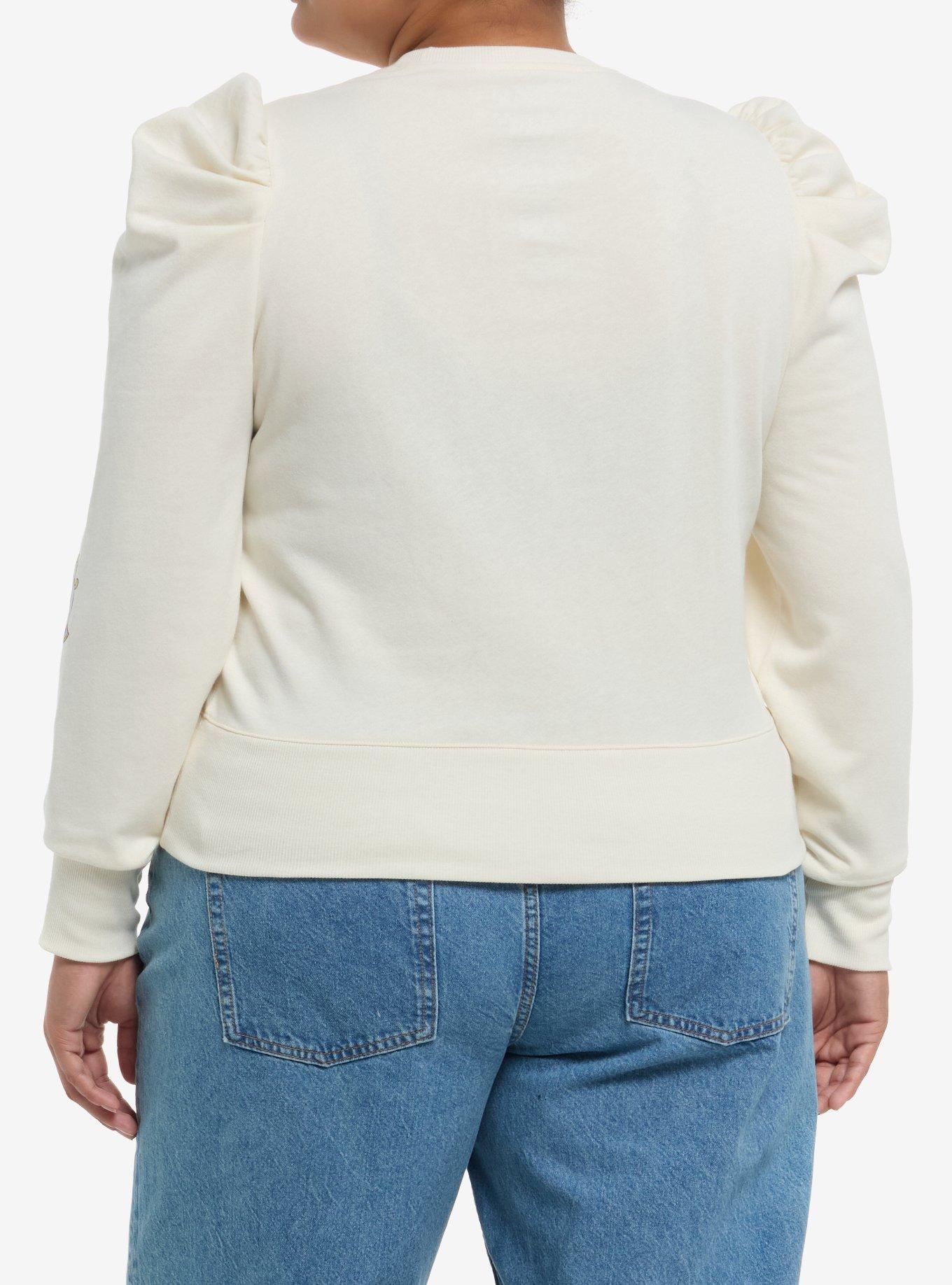 Her Universe Disney Princess Sidekicks Puff Sleeve Sweater Plus Size Her Universe Exclusive, MULTI, alternate