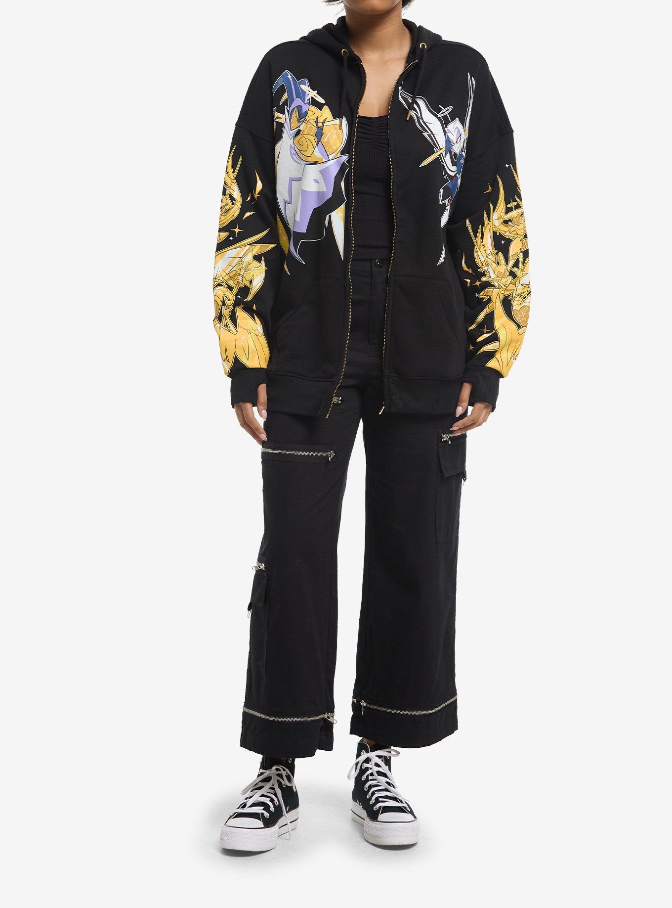 Hazbin Hotel Adam & Lute Exterminators Hoodie, MULTI, alternate