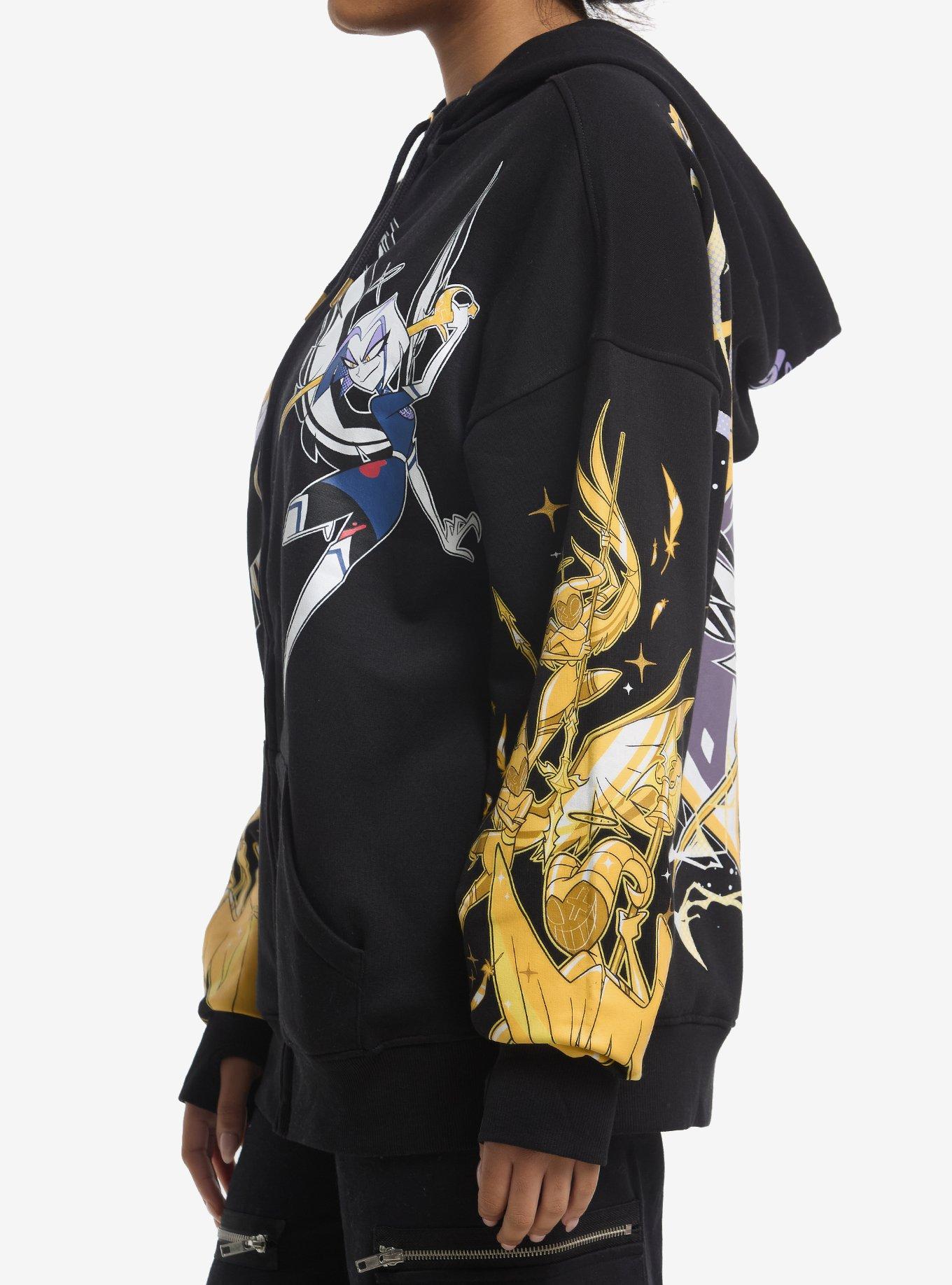 Hazbin Hotel Adam & Lute Exterminators Hoodie, MULTI, alternate