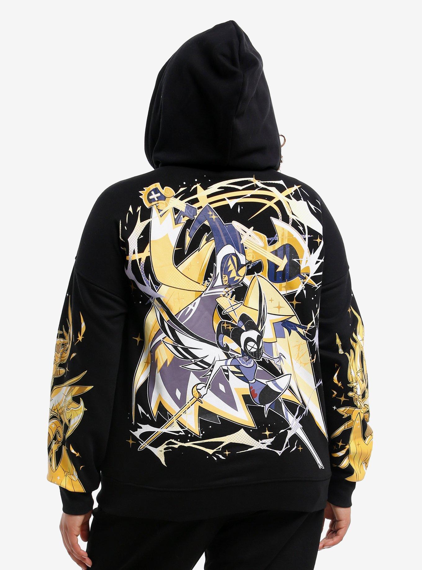 Hazbin Hotel Adam & Lute Exterminators Hoodie Plus Size, , hi-res