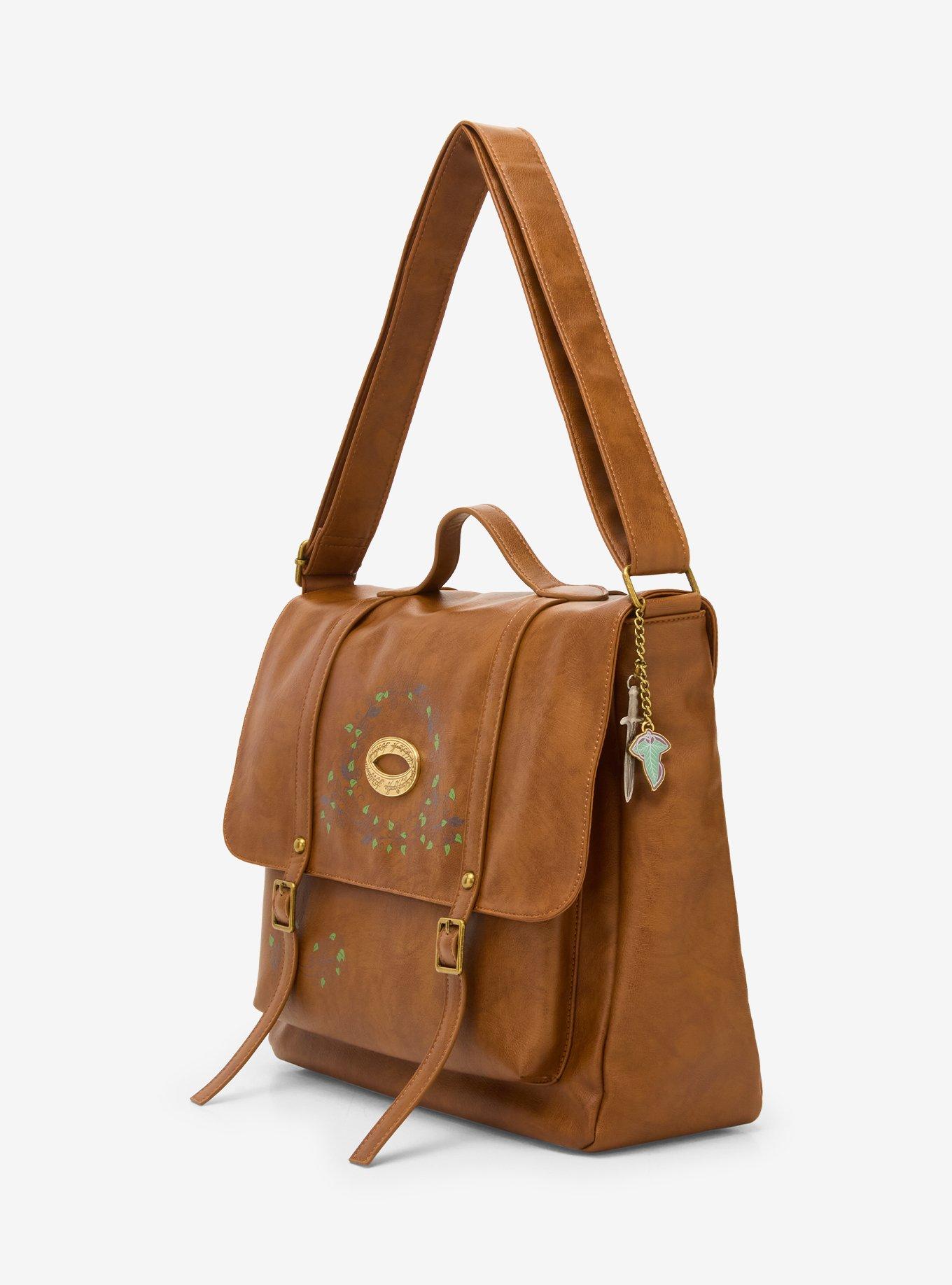 Her Universe The Lord Of The Rings One Ring Leaves Messenger Bag, , hi-res