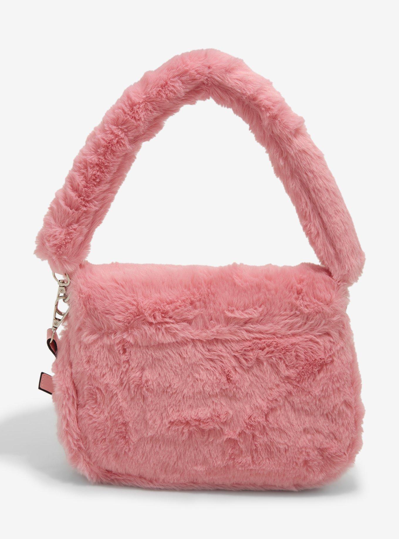 Hello Kitty Fuzzy Pink Shoulder Bag, , alternate