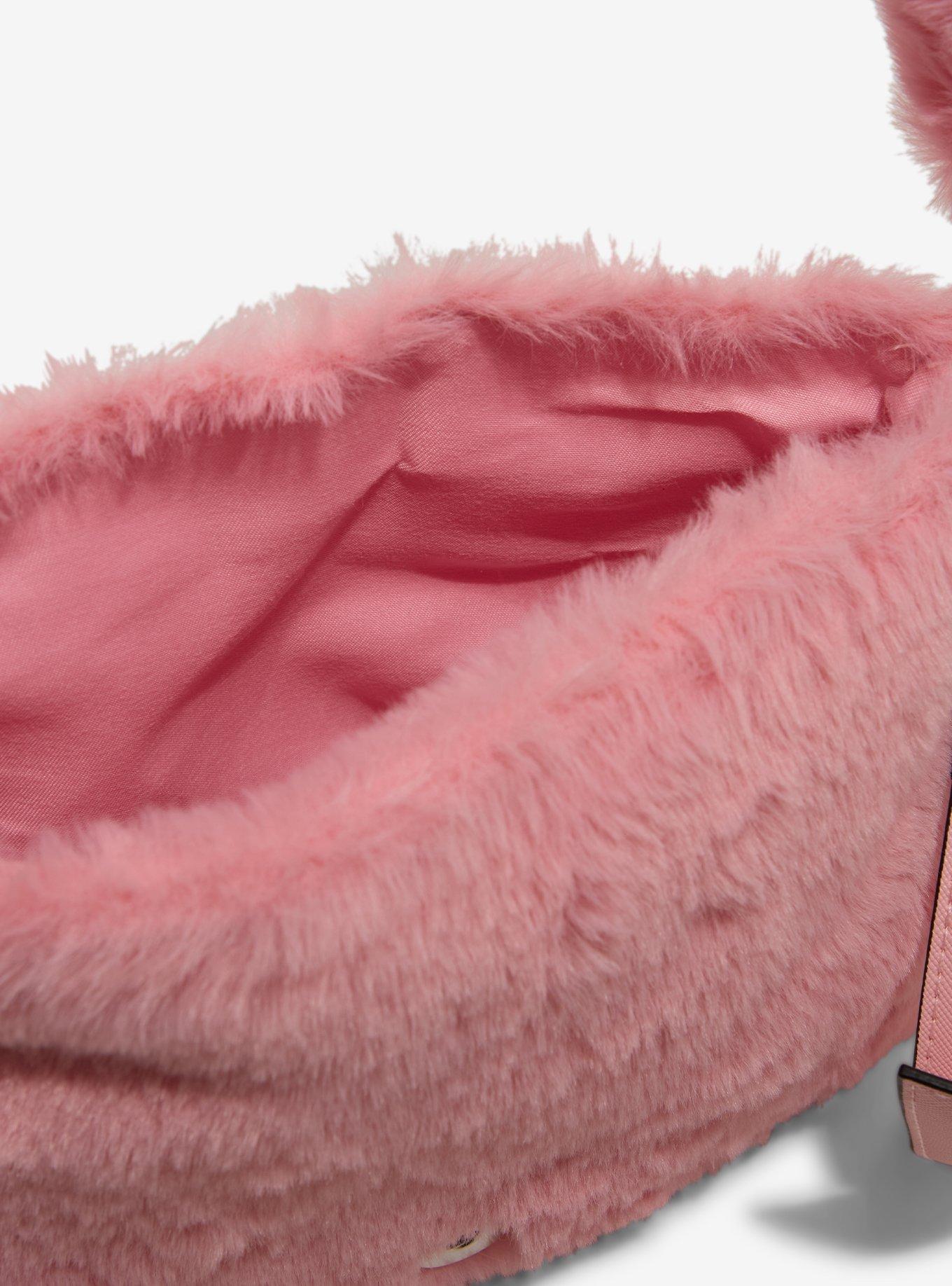 Hello Kitty Fuzzy Pink Shoulder Bag, , alternate