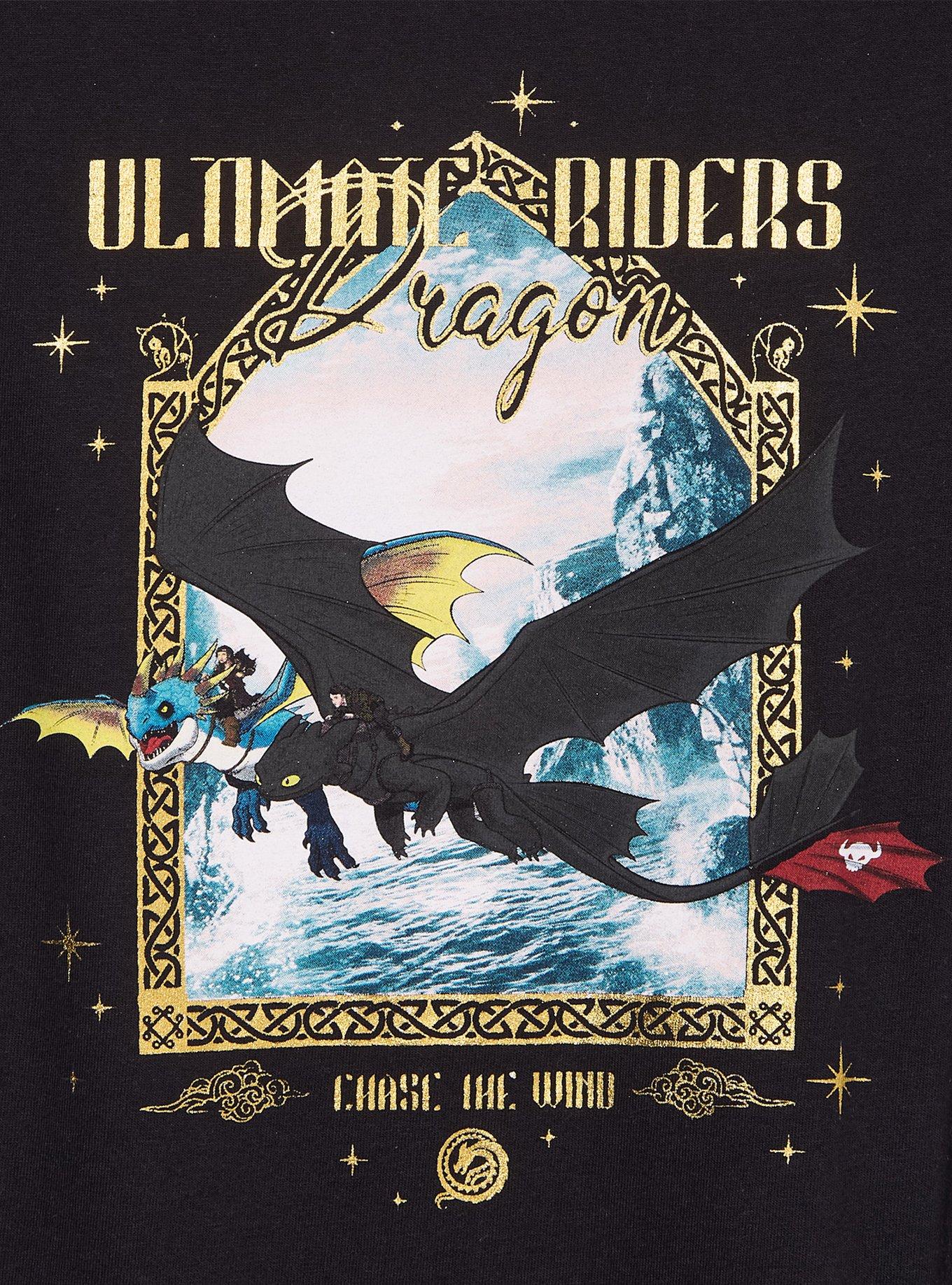 DreamWorks How To Train Your Dragon Gold Frame Portrait Women's T-Shirt - BoxLunch Exclusive
