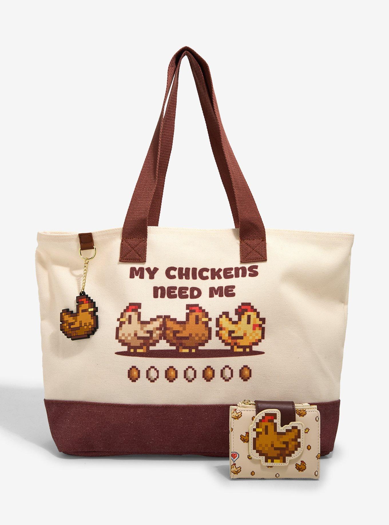 Stardew Valley Chickens Tote Bag, , alternate