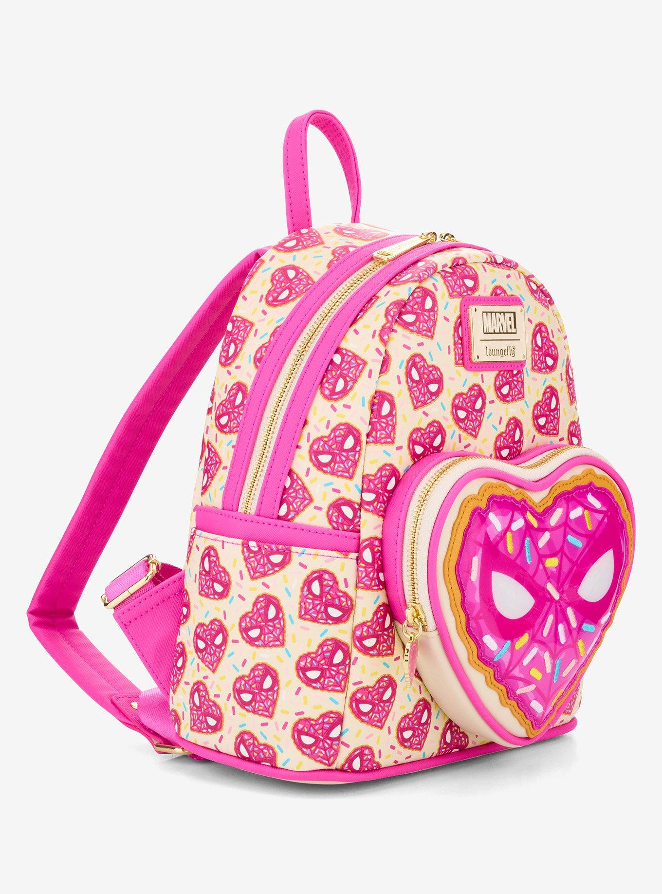 Loungefly Marvel Spider-Man Sprinkle Donut Mask Mini Backpack - BoxLunch Exclusive, , hi-res