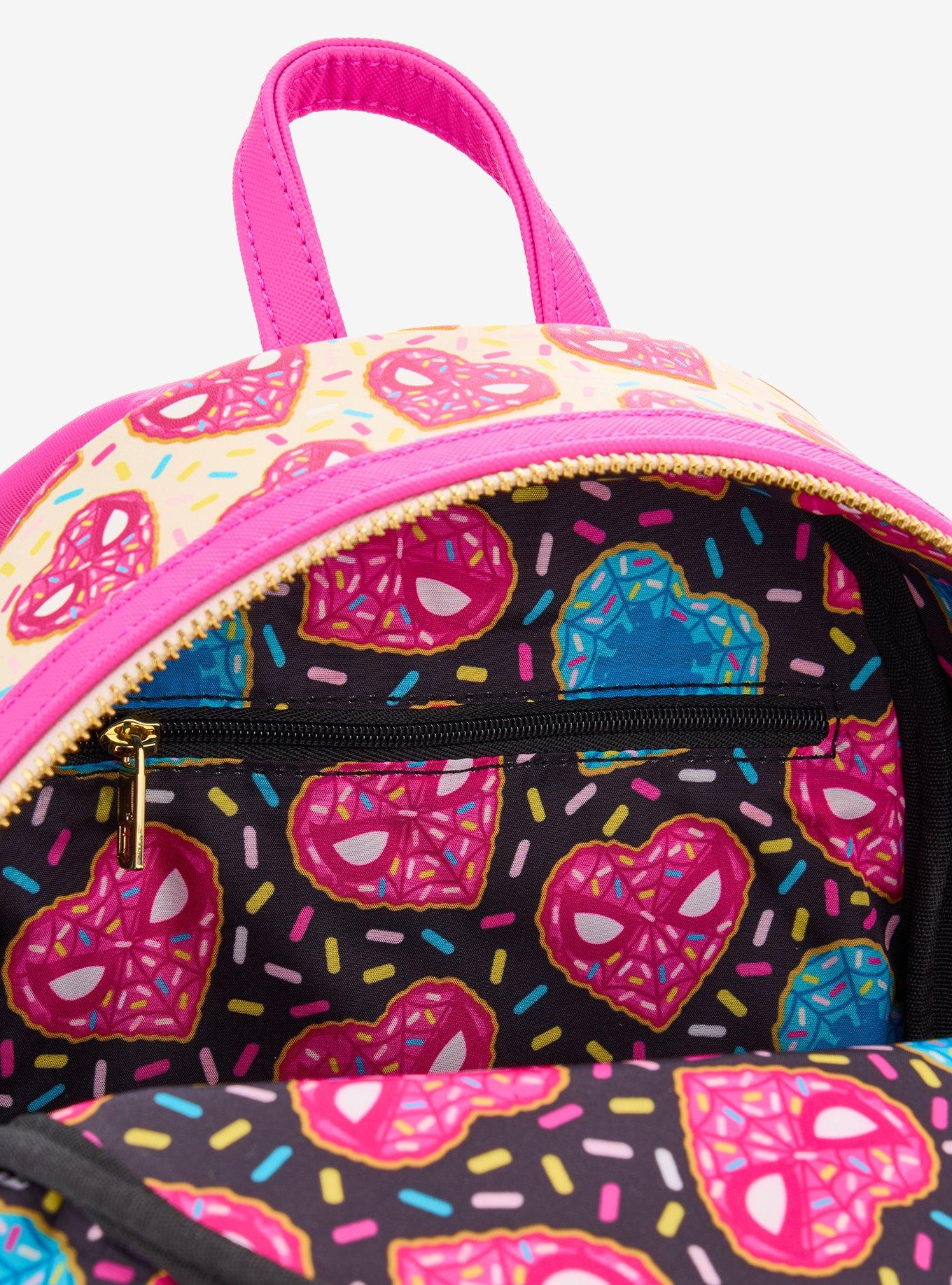 Loungefly Marvel Spider-Man Sprinkle Donut Mask Mini Backpack - BoxLunch Exclusive, , alternate