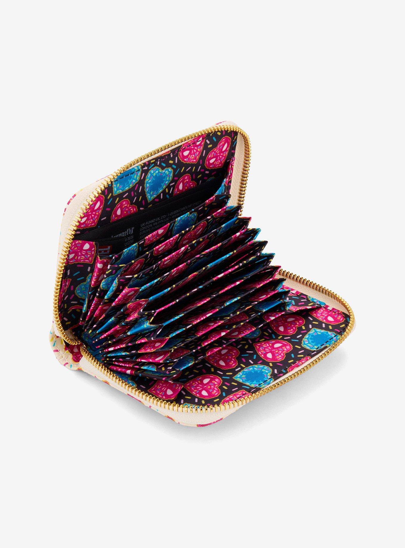 Loungefly Marvel Spider-Man Sprinkle Donut Mask Accordion Wallet - BoxLunch Exclusive, , alternate
