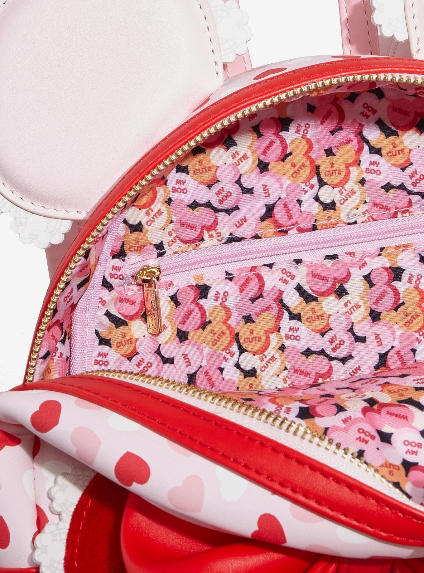 Loungefly Disney Mickey & Minnie Valentine's Day Ears Chocolate Scented Mini Backpack - BoxLunch Exclusive, , alternate