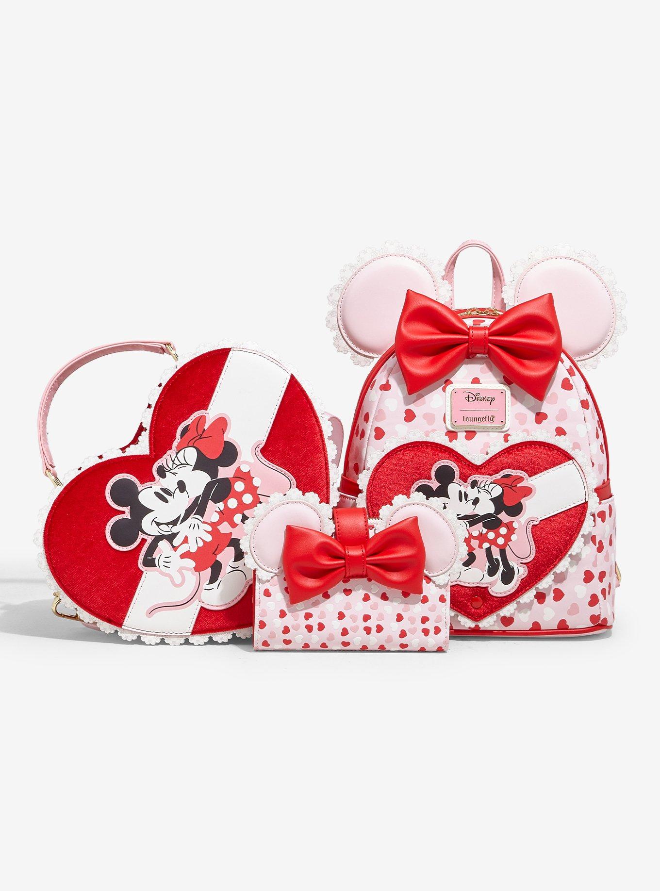 Loungefly Disney Mickey & Minnie Valentine's Day Ears Chocolate Scented Mini Backpack - BoxLunch Exclusive, , alternate