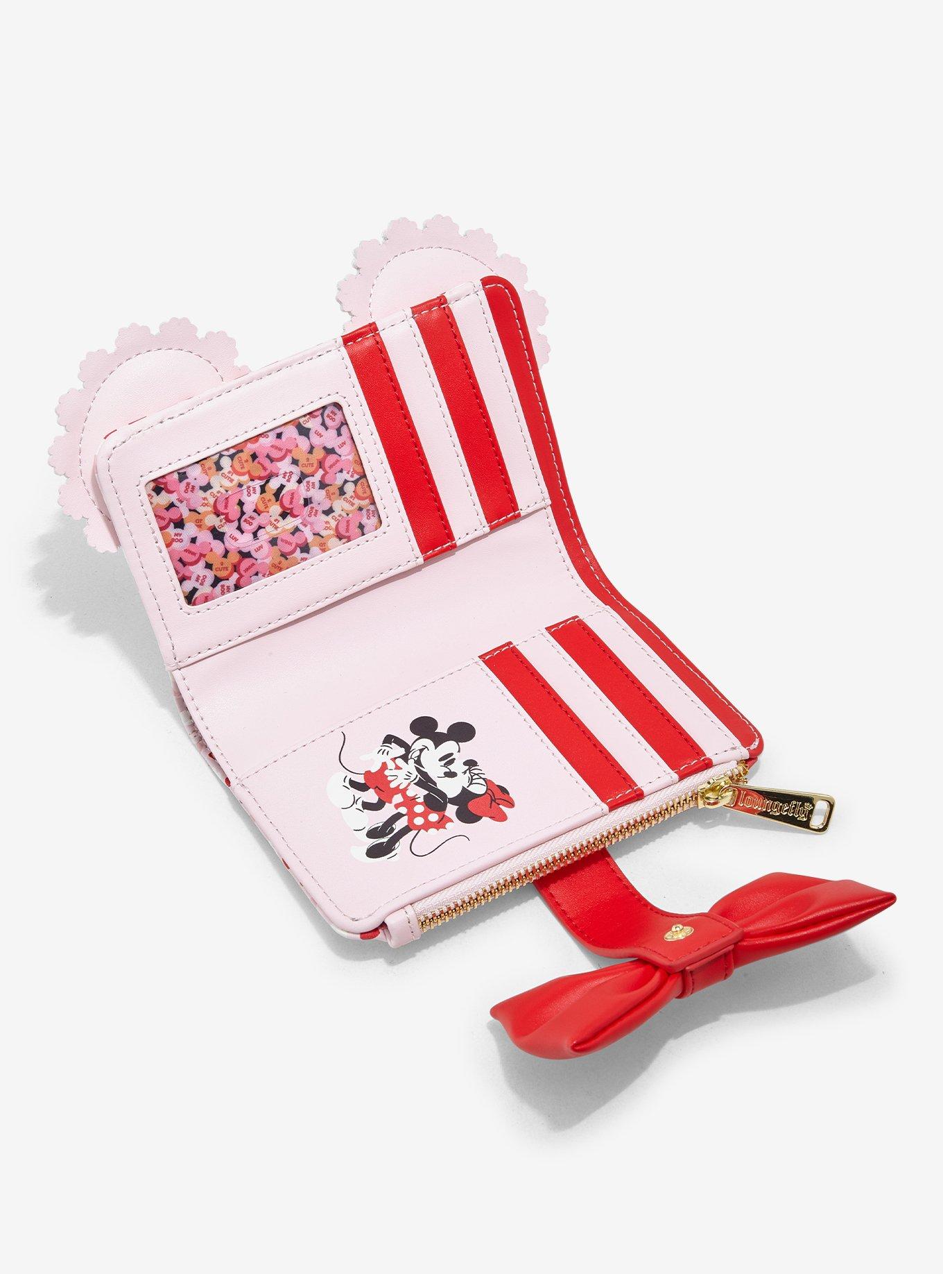 Loungefly Disney Minnie Mouse Valentine's Day Ears Chocolate Scented Wallet - BoxLunch Exclusive