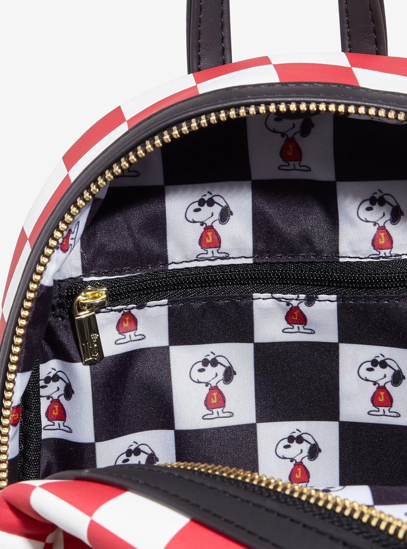 Loungefly Peanuts Snoopy Joe Cool Checkered Mini Backpack — BoxLunch Exclusive