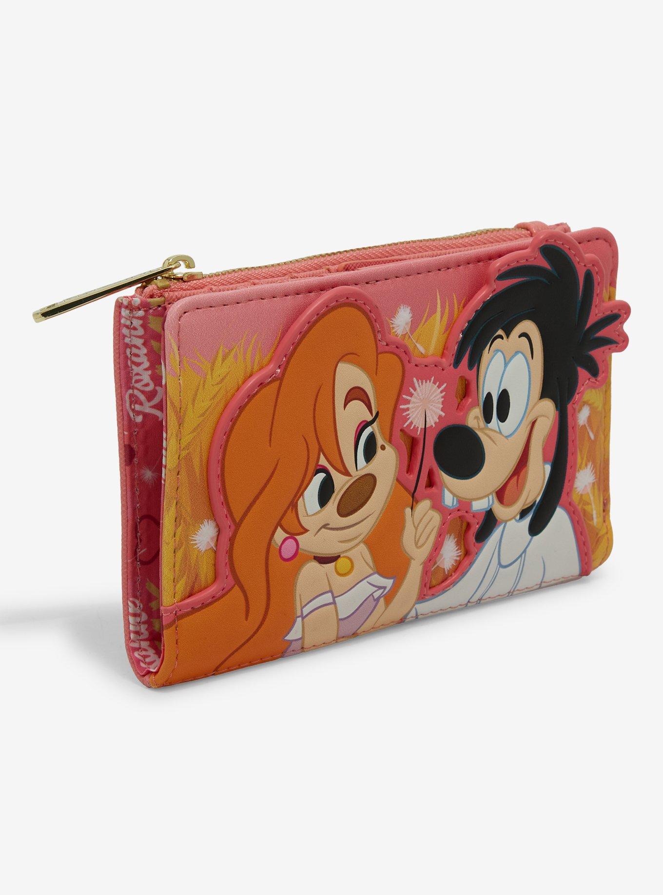 Loungefly Disney A Goofy Movie Max & Roxanne Dandelion Zip Wallet — BoxLunch Exclusive, , hi-res