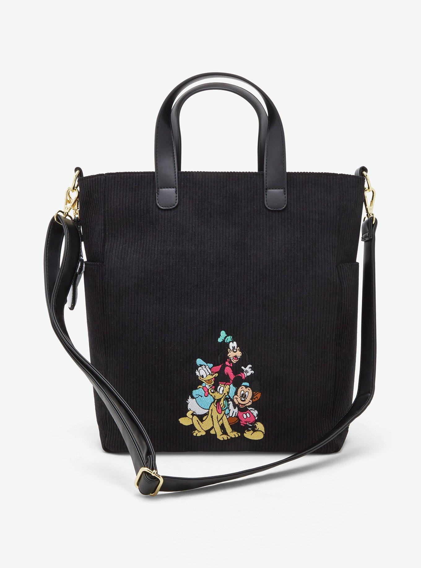 Loungefly Disney Mickey & Friends Peeking Pocket Corduroy Tote - BoxLunch Exclusive, , alternate