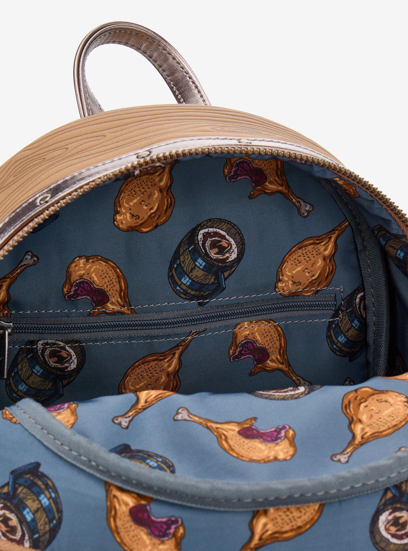 Loungefly One Piece Group Portrait Wood Grain Mini Backpack - BoxLunch Exclusive, , alternate