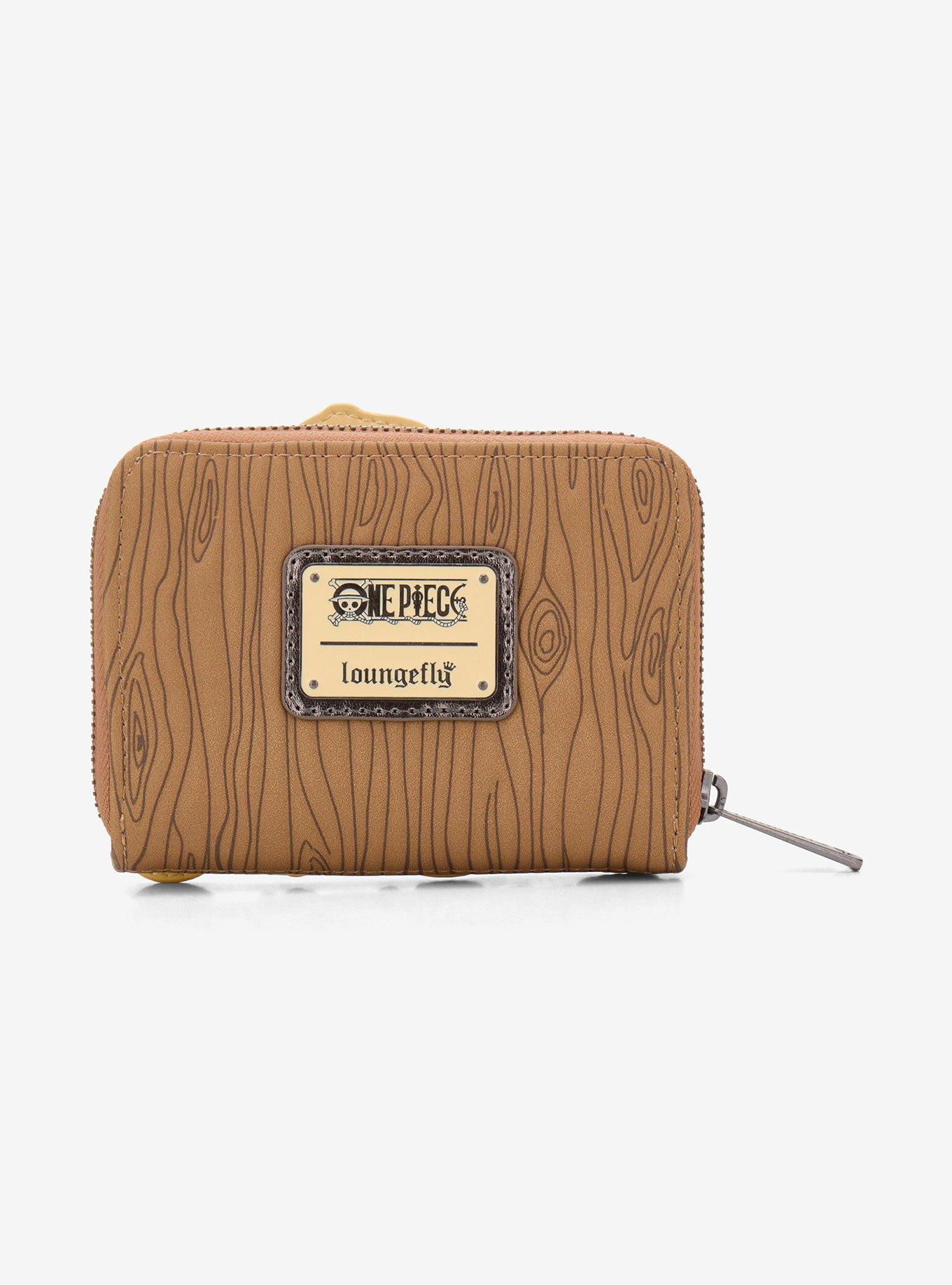 Loungefly One Piece Group Portrait Wood Grain Wallet - BoxLunch Exclusive, , alternate