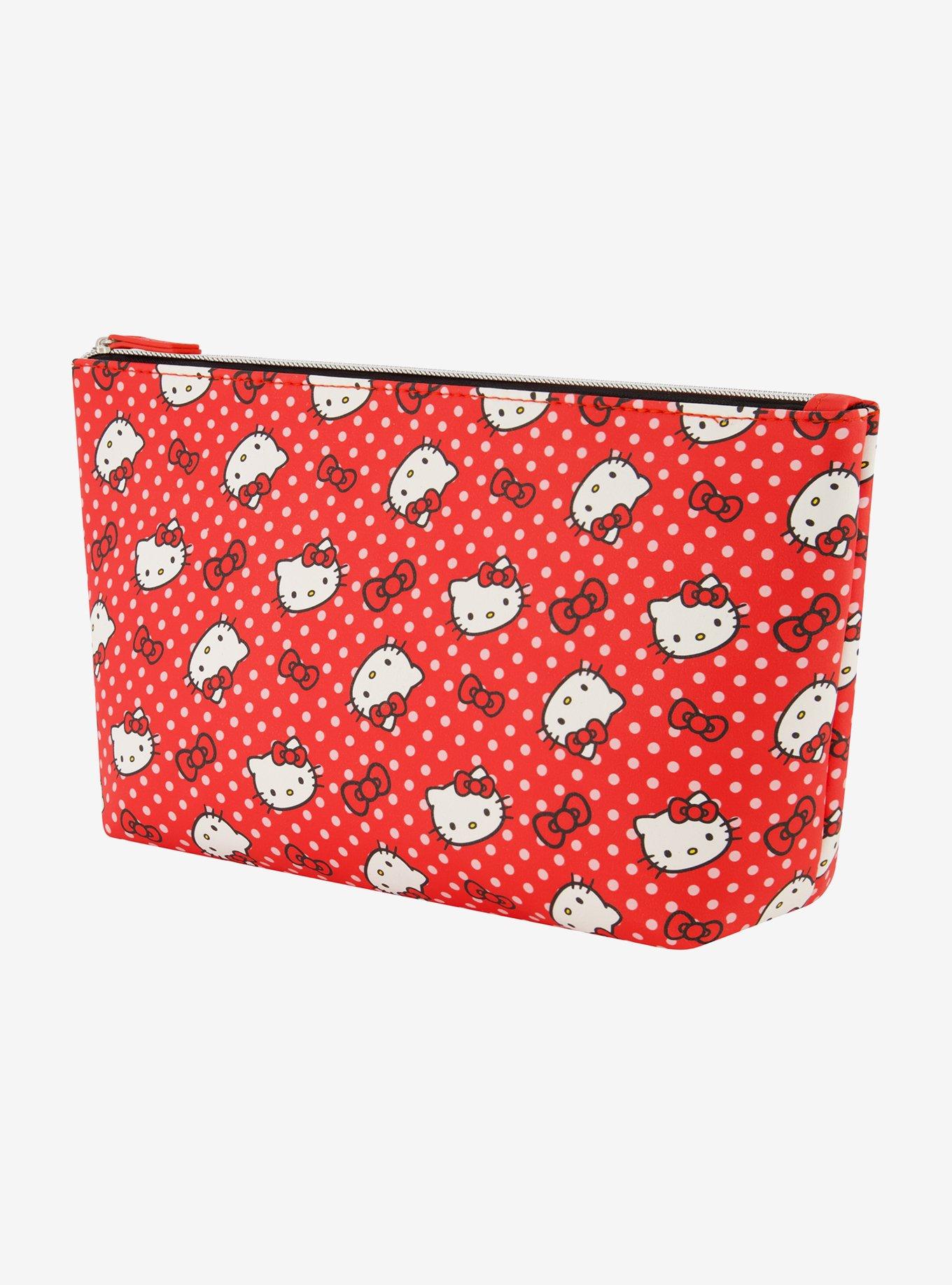 Hello Kitty Polka Dot Cosmetic Travel Bag, , alternate
