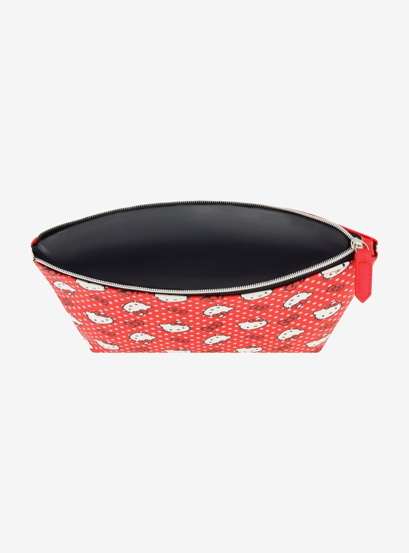Hello Kitty Polka Dot Cosmetic Travel Bag, , alternate