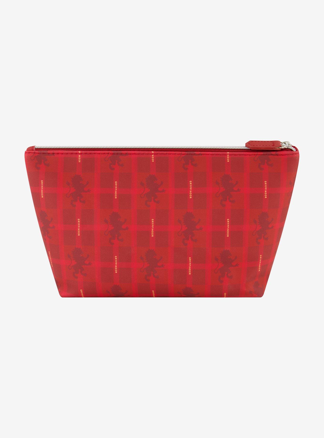 Harry Potter Gryffindor Plaid Cosmetic Travel Bag, , hi-res