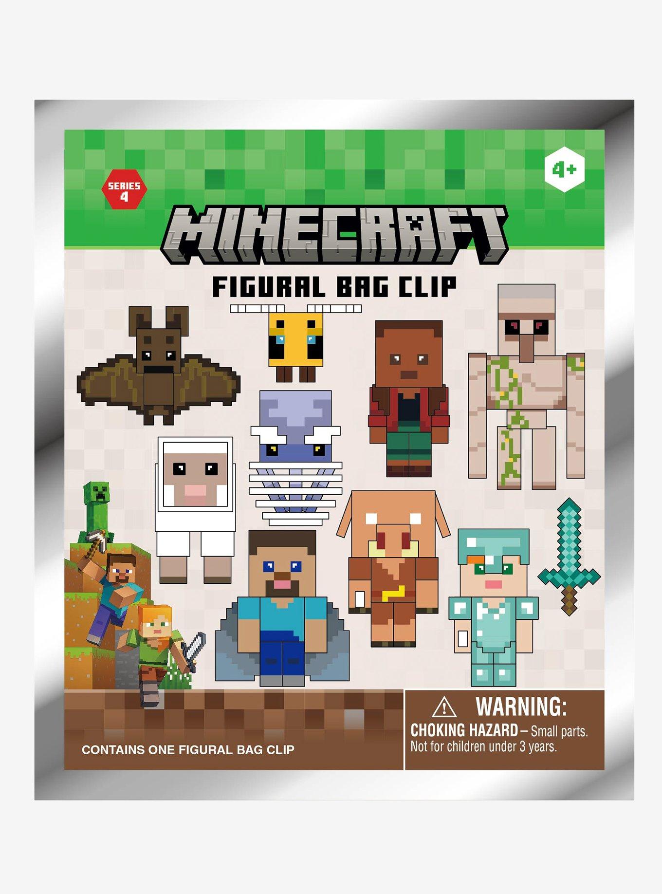 Minecraft (Series 4) Blind Bag Figural Bag Clip, , hi-res