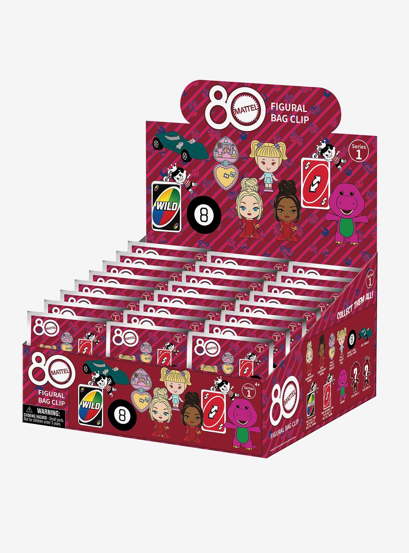 Mattel (Series 1) 80th Anniversary Blind Bag Figural Bag Clip, , alternate