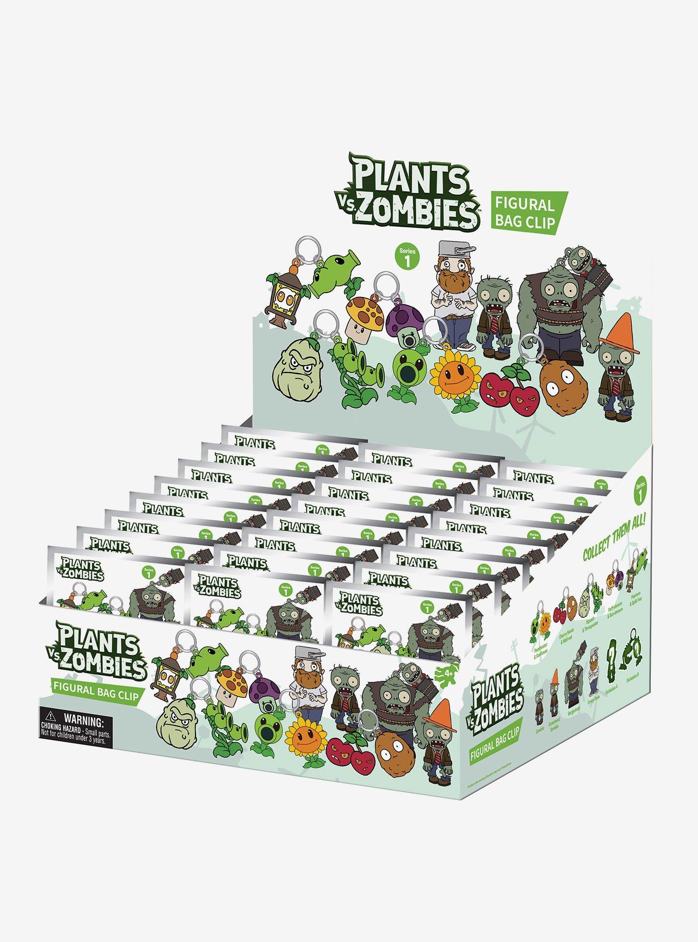 Plants Vs. Zombies Series 1 Blind Bag Figural Bag Clip, , alternate