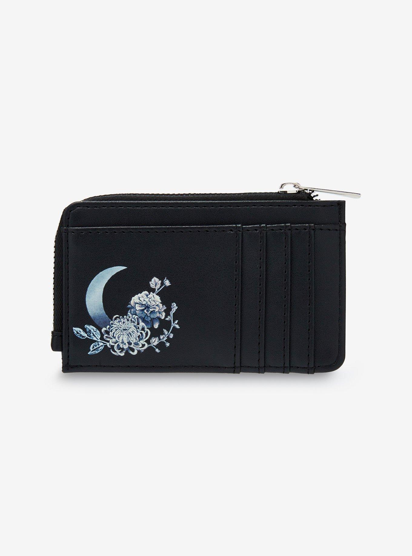 Death Moth Mini Zipper Wallet, , alternate