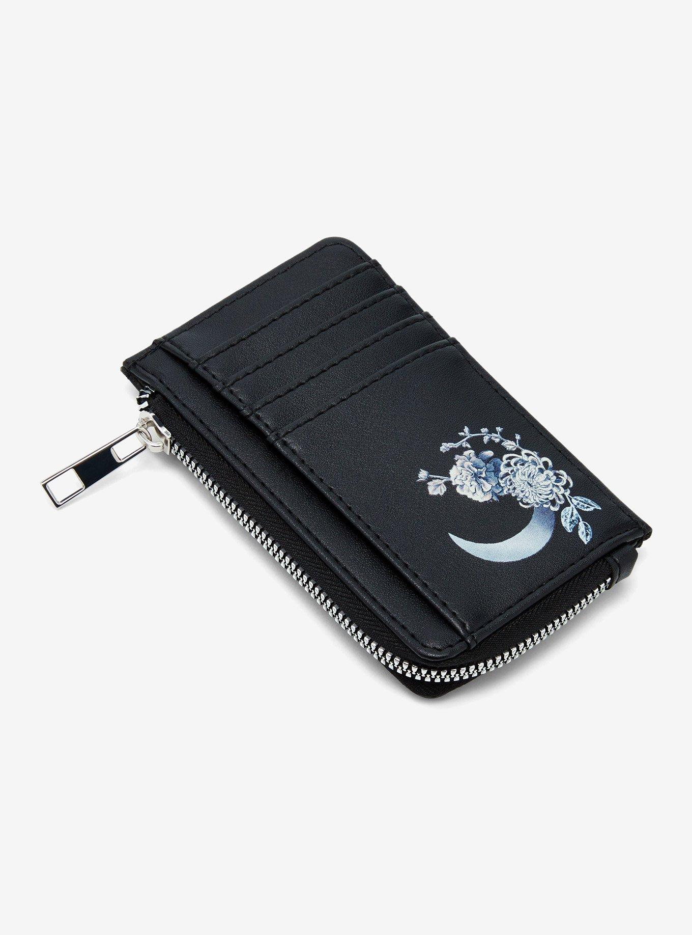 Death Moth Mini Zipper Wallet, , alternate