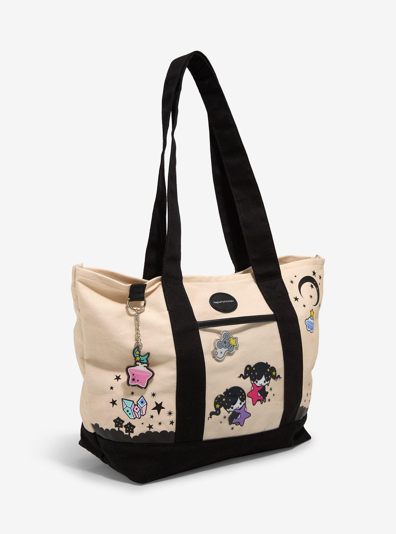 Magical Twin Comets Celestial Tote Bag, , hi-res