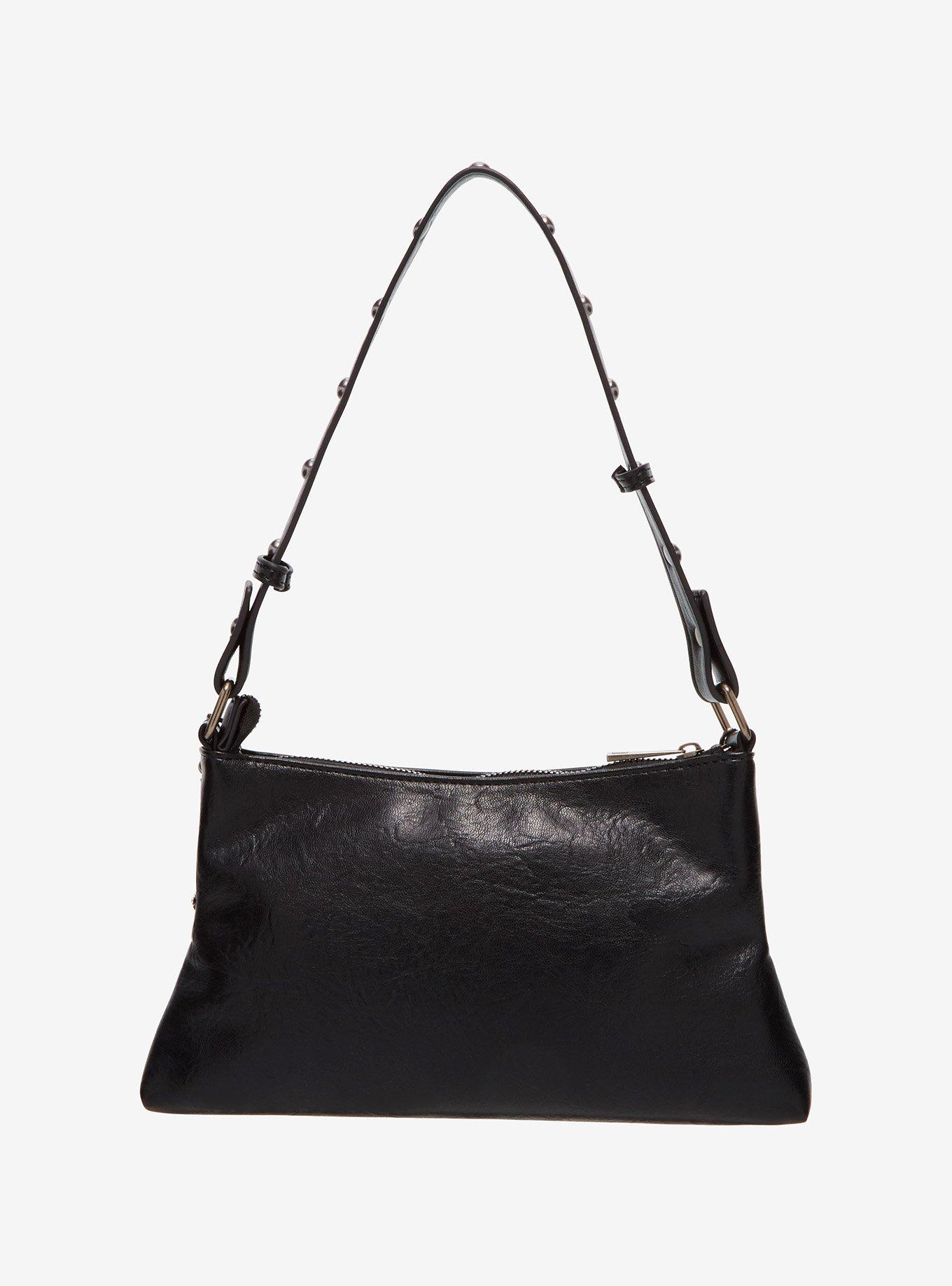 Death Moth Chain Charm Slouch Shoulder Bag, , alternate