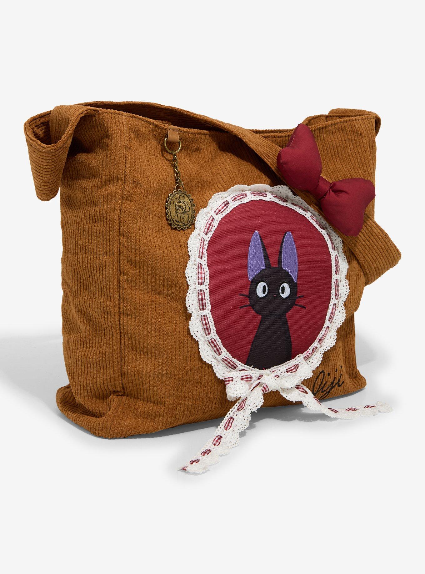 Her Universe Studio Ghibli® Kiki's Delivery Service Jiji Corduroy Shoulder Bag, , hi-res