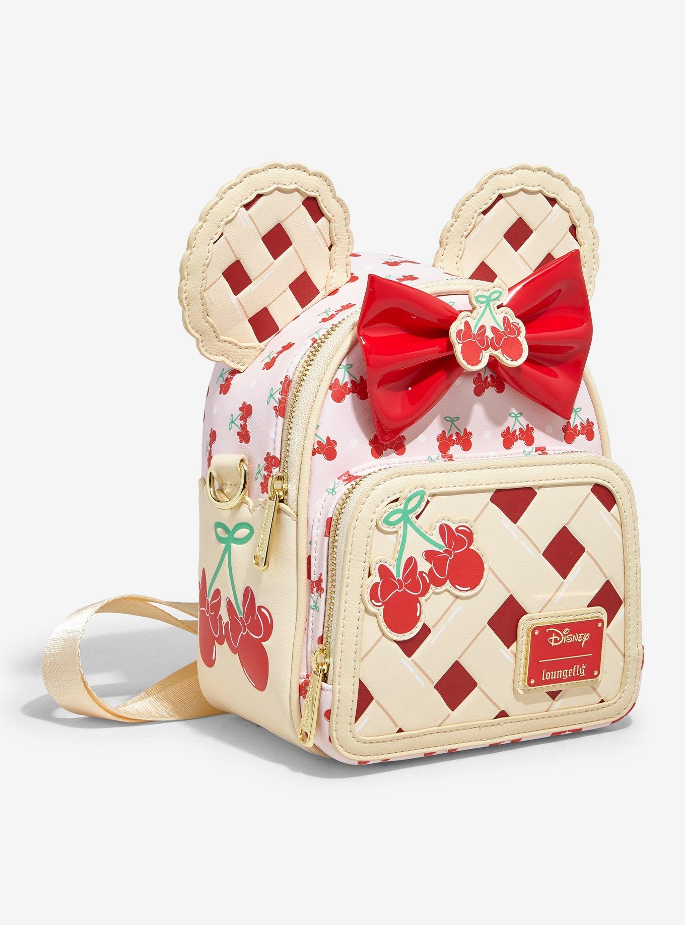 Loungefly Disney Minnie Mouse Cherry Pie Convertible Mini Backpack - BoxLunch Exclusive, , hi-res