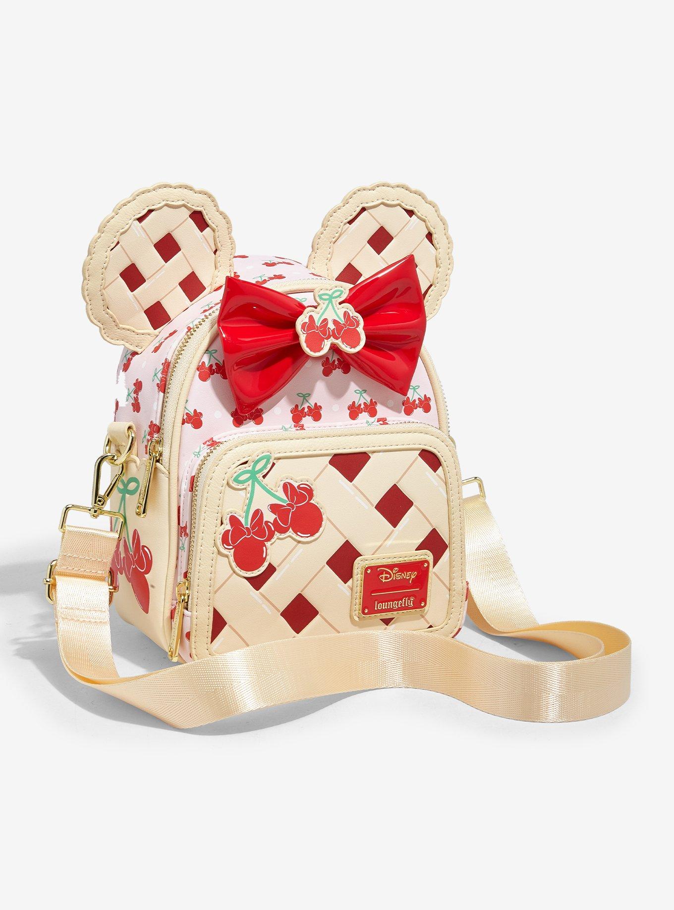 Loungefly Disney Minnie Mouse Cherry Pie Convertible Mini Backpack - BoxLunch Exclusive, , alternate