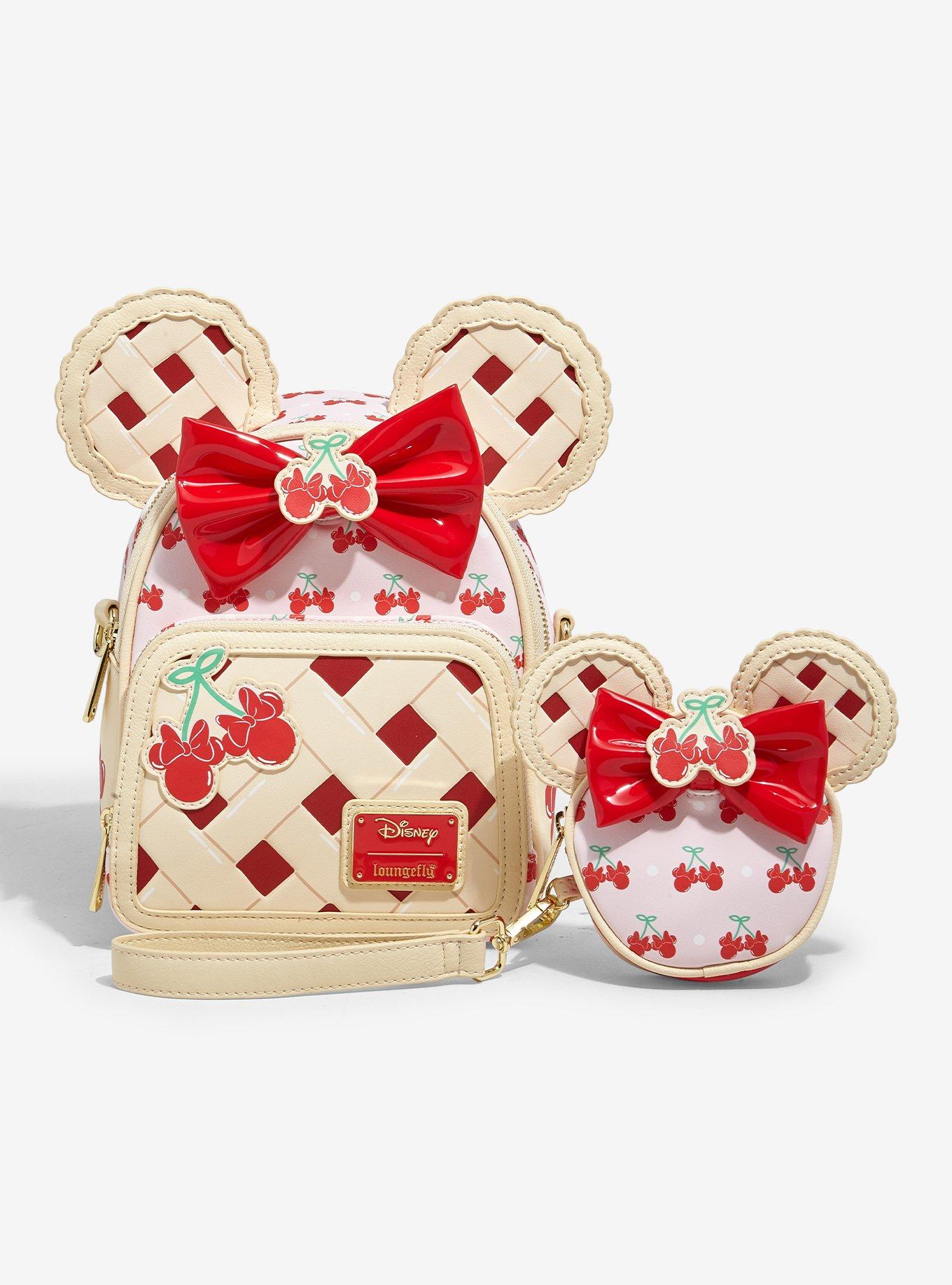 Loungefly Disney Minnie Mouse Cherry Pie Convertible Mini Backpack - BoxLunch Exclusive