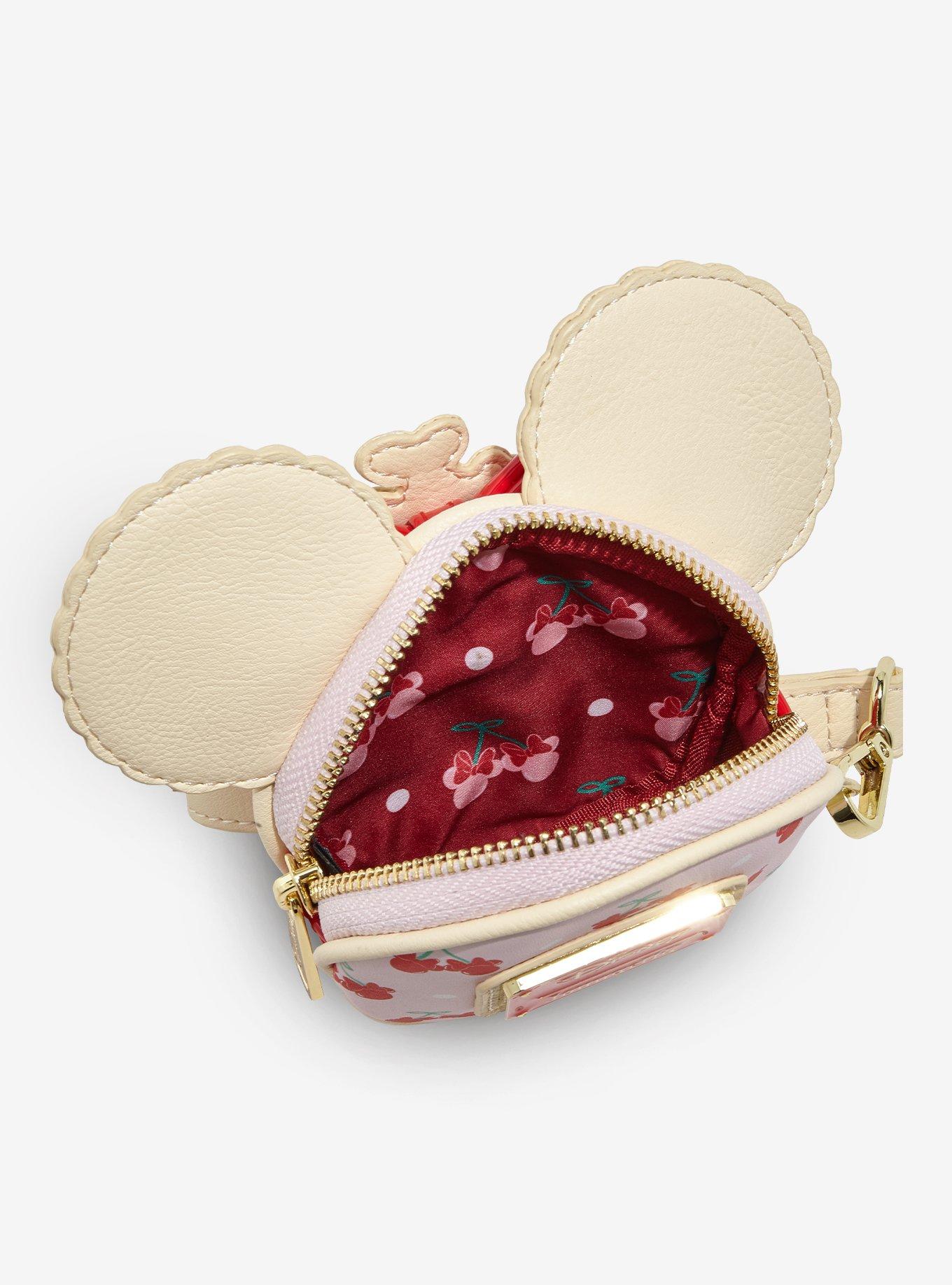 Loungefly Disney Minnie Mouse Cherry Pie Ears Figural Coin Purse - BoxLunch Exclusive, , alternate