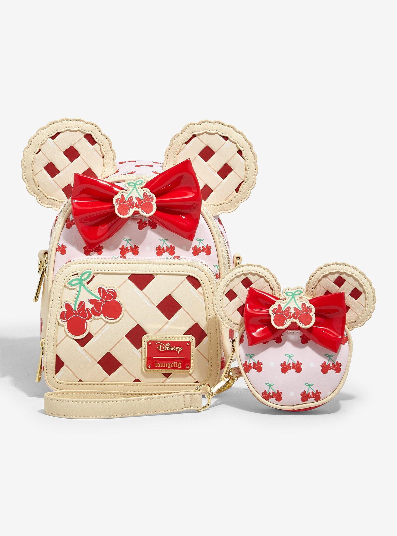 Loungefly Disney Minnie Mouse Cherry Pie Ears Figural Coin Purse - BoxLunch Exclusive, , alternate