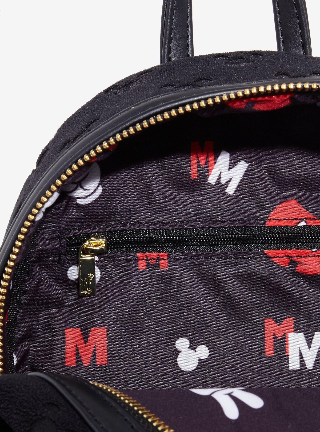 Loungefly Disney Mickey Mouse Terrycloth Allover Print Mini Backpack - BoxLunch Exclusive, , alternate