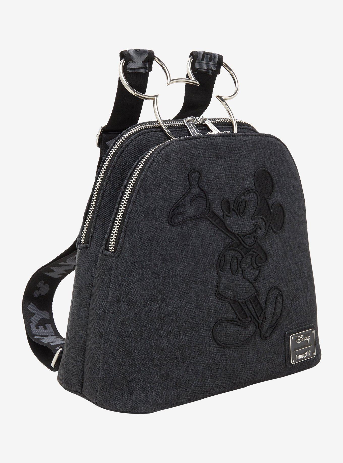 Disney Mickey Mouse Figural Denim Mini Backpack, , hi-res