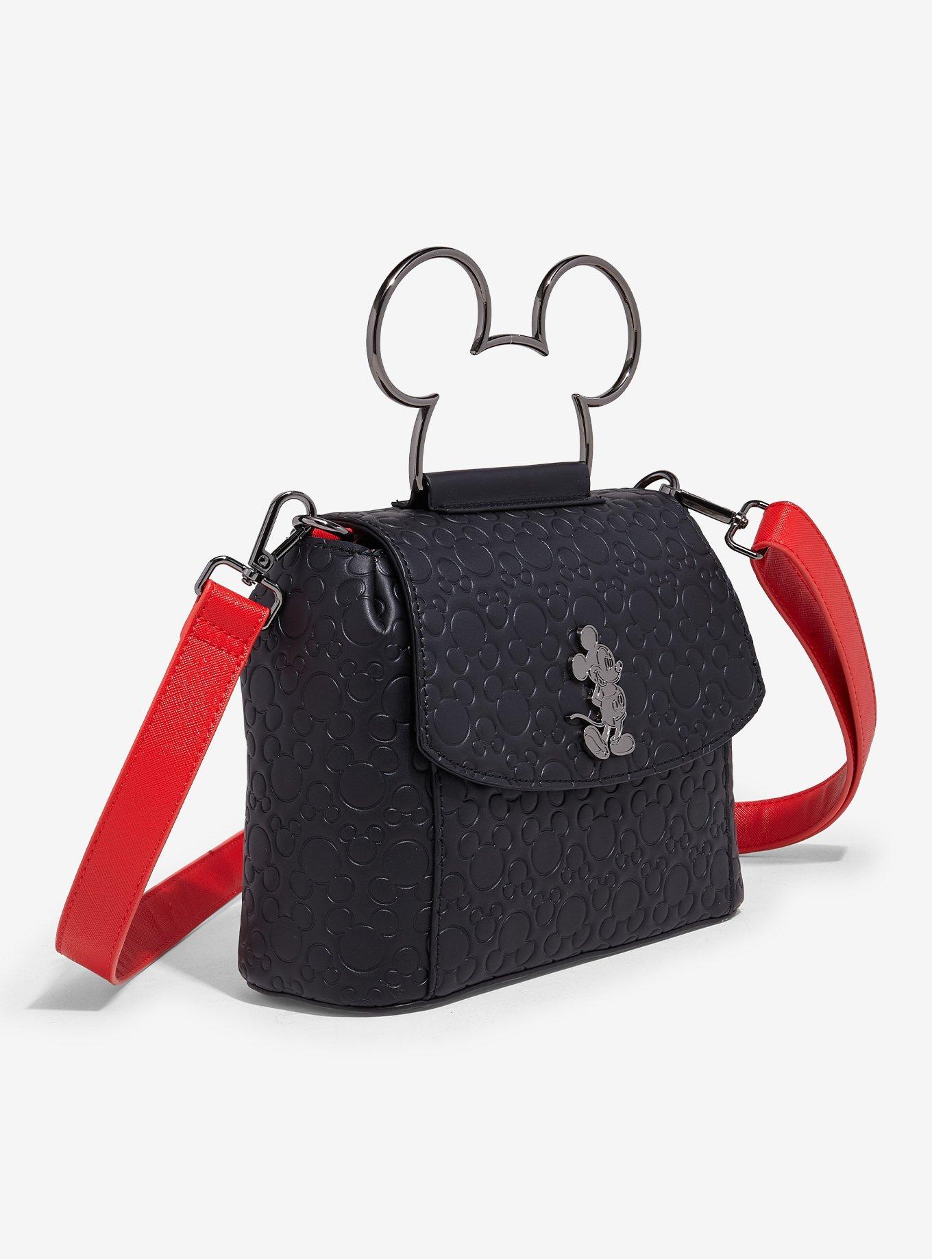 Loungefly Disney Mickey Mouse Debossed Silhouette Crossbody Bag — BoxLunch Exclusive, , hi-res