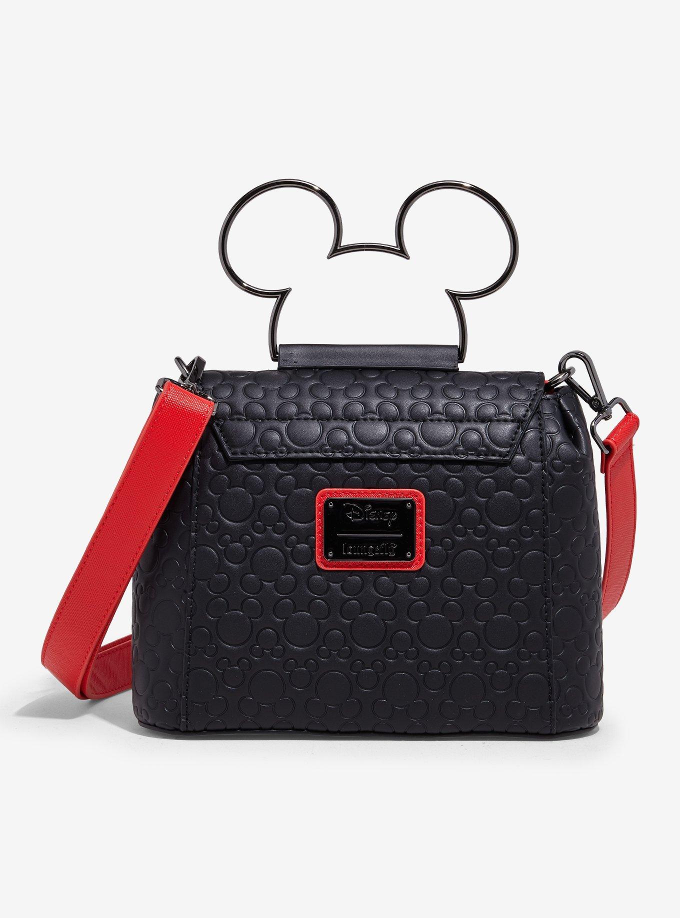 Loungefly Disney Mickey Mouse Debossed Silhouette Crossbody Bag &mdash; BoxLunch Exclusive, , alternate
